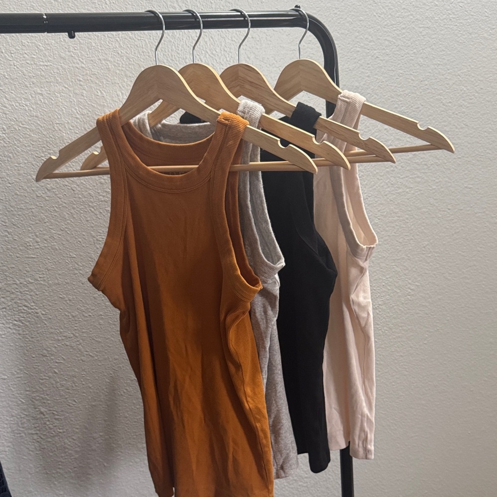 LOFT Women's Tank Tops - Rust, Gray, Black, Ivory